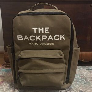 Marc Jacobs Olive Green Backpack